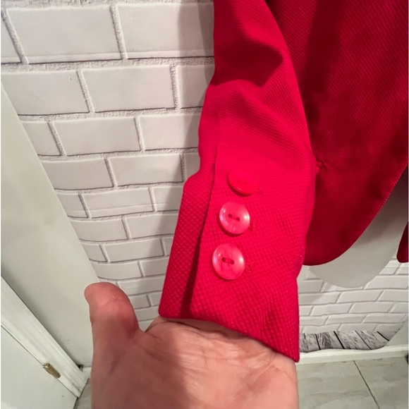 CYNTHIA ROWLEY women red blazer/size S - Picture 5 of 10